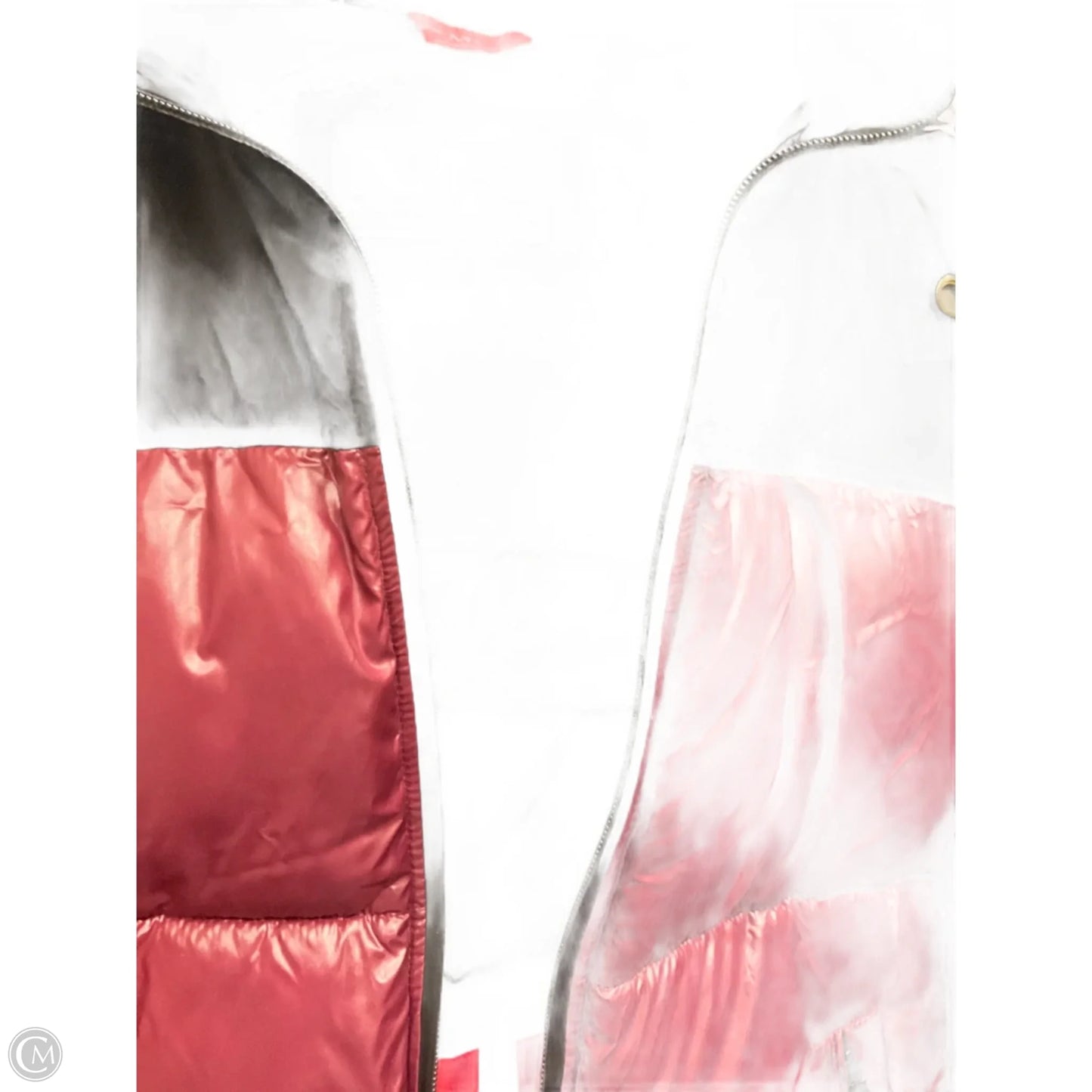 Coat Designer By Michael Kors In Maroon, Size: M