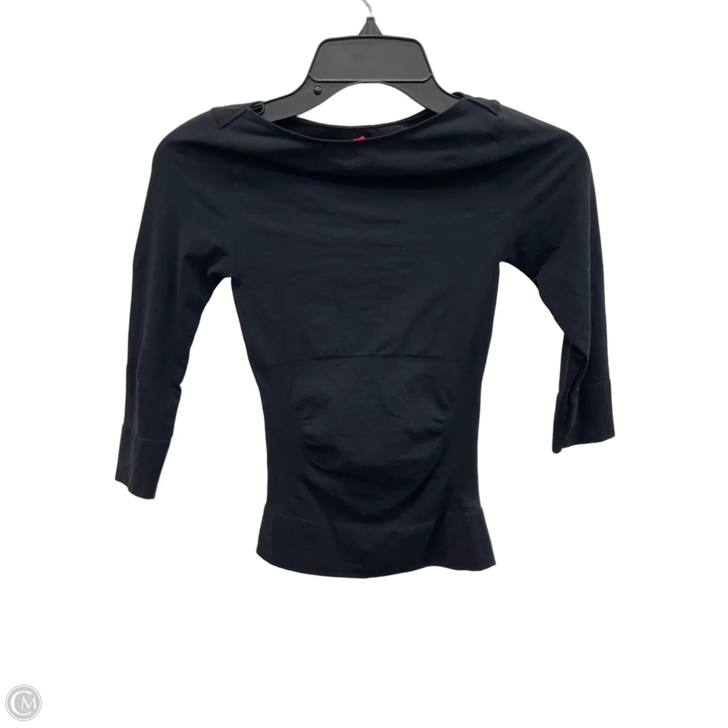Top 3/4 Sleeve By Spanx In Black, Size: S