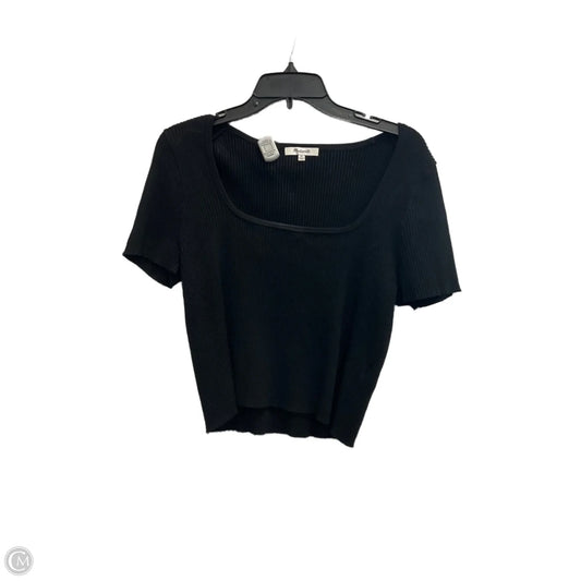 Top Short Sleeve By Madewell In Black, Size: Xl