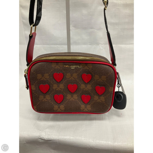 Crossbody Designer By Karl Lagerfeld, Size: Small