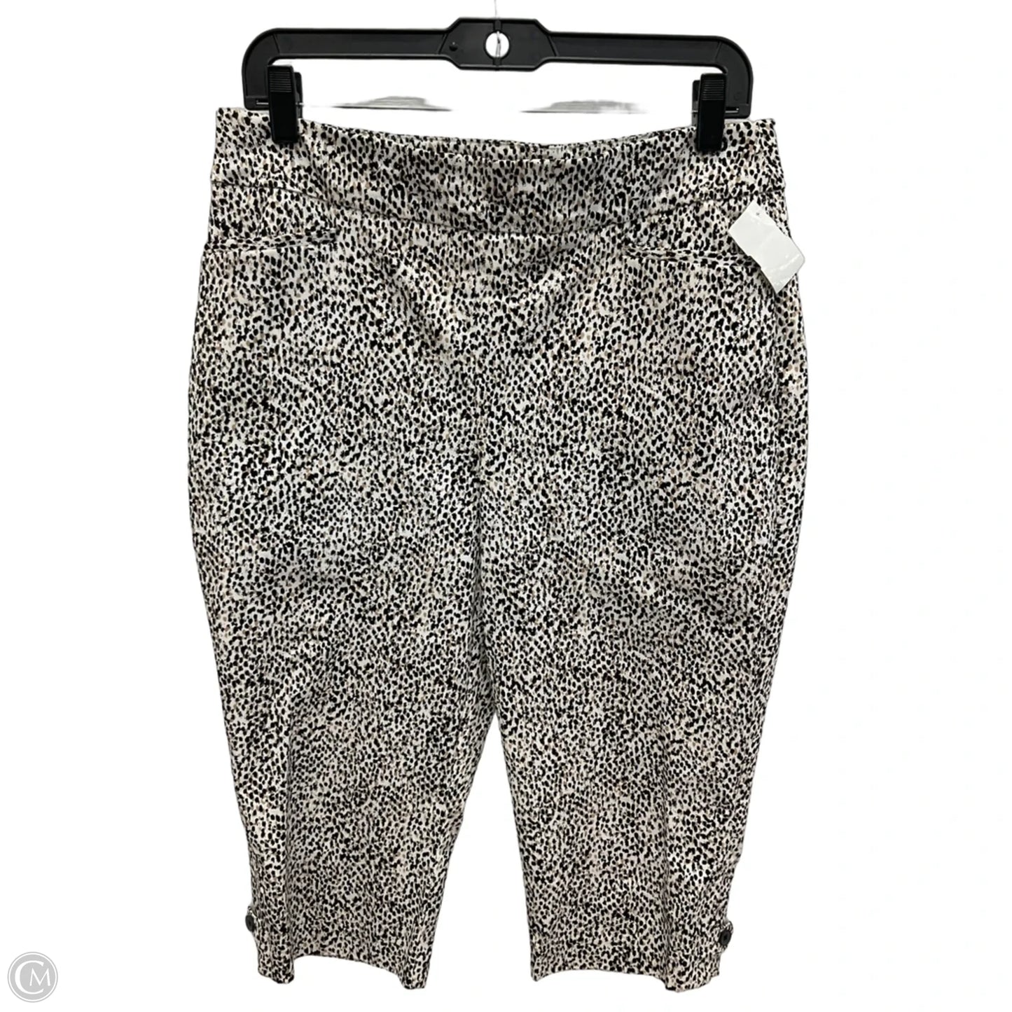 Capris By Chicos In Animal Print, Size: M