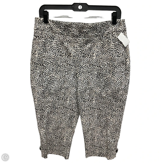Capris By Chicos In Animal Print, Size: M