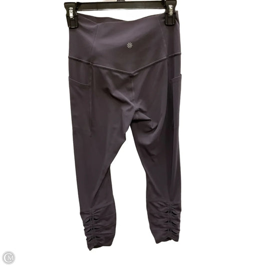 Athletic Leggings By Athleta In Purple, Size: S