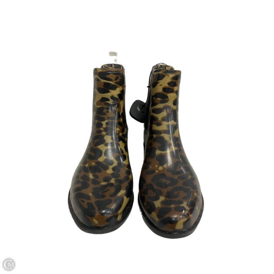Boots Rain By Lauren By Ralph Lauren In Animal Print, Size: 8