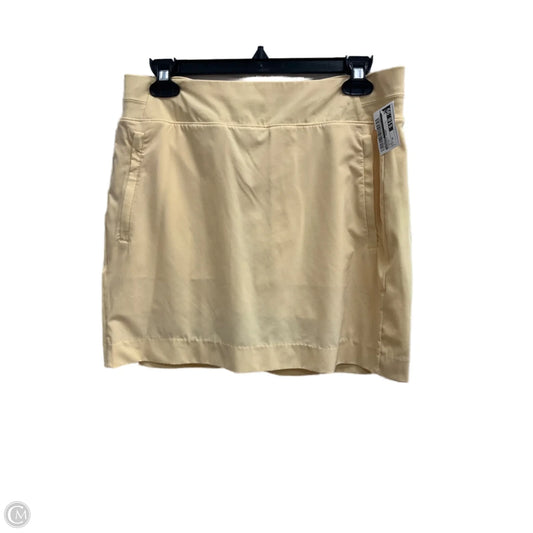 Athletic Skort By Athleta In Yellow, Size: 10