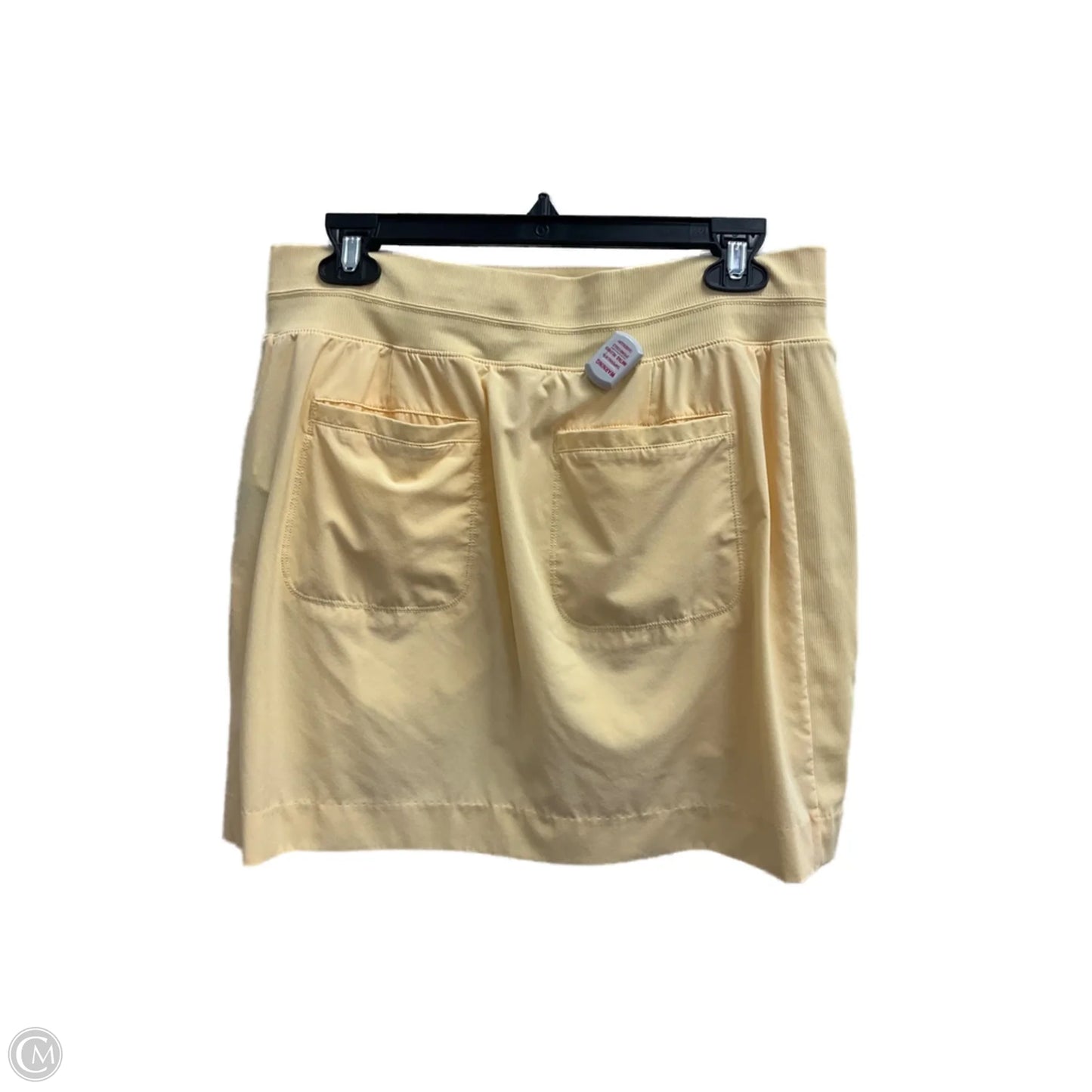 Athletic Skort By Athleta In Yellow, Size: 10