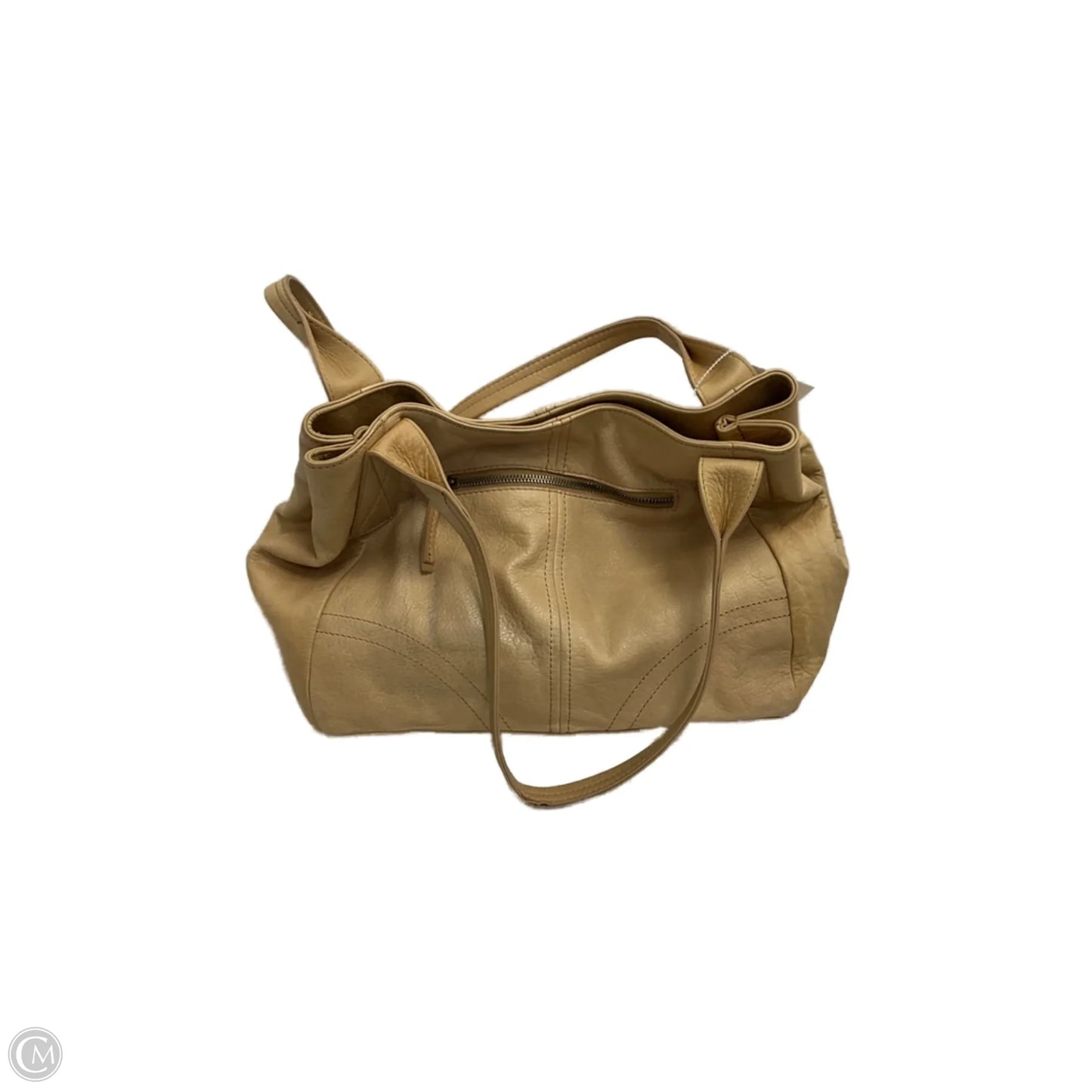 Handbag Leather By Cmc, Size: Medium