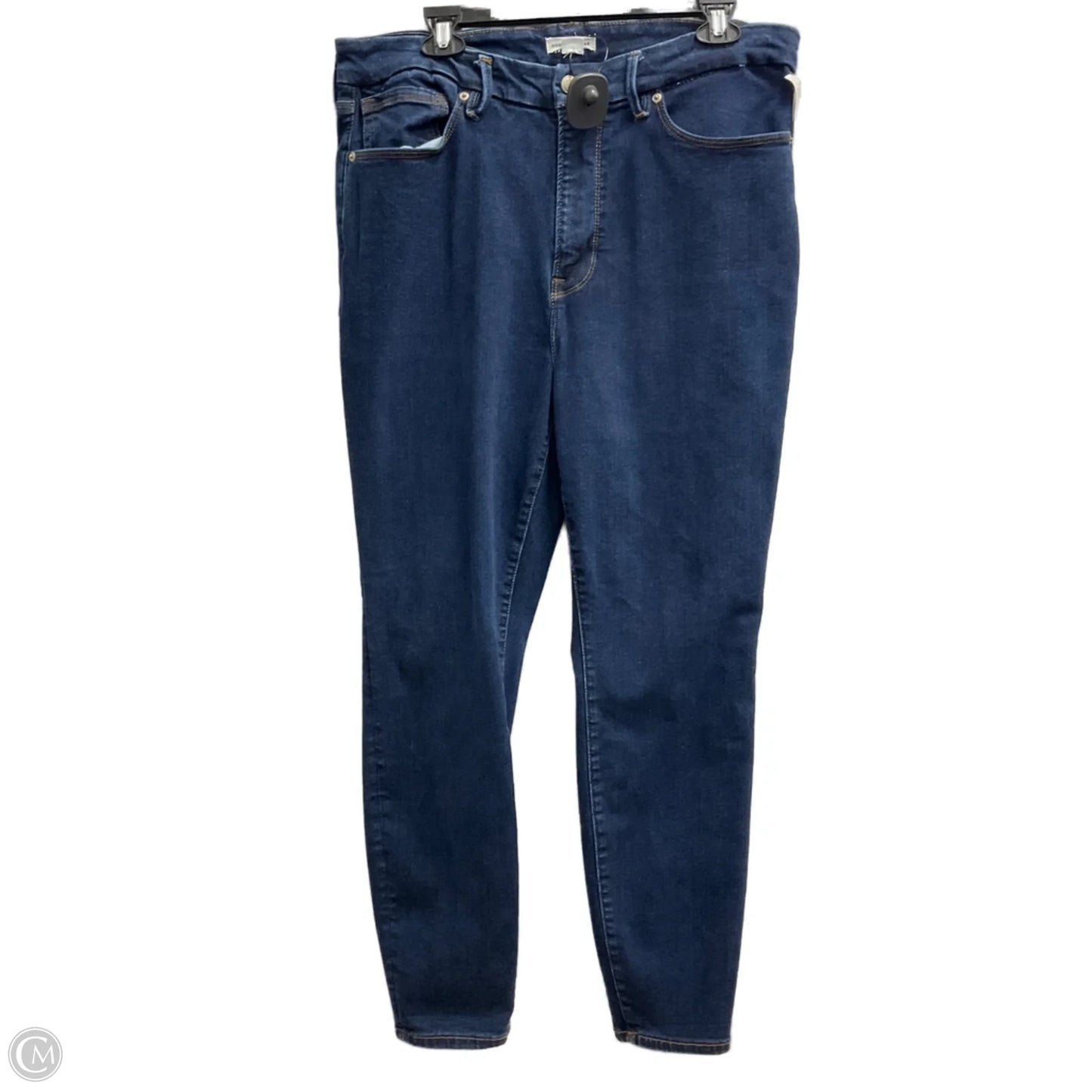 Jeans Skinny By Good American In Blue Denim, Size: 1x