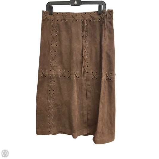 Skirt Midi By Cma In Brown, Size: 6