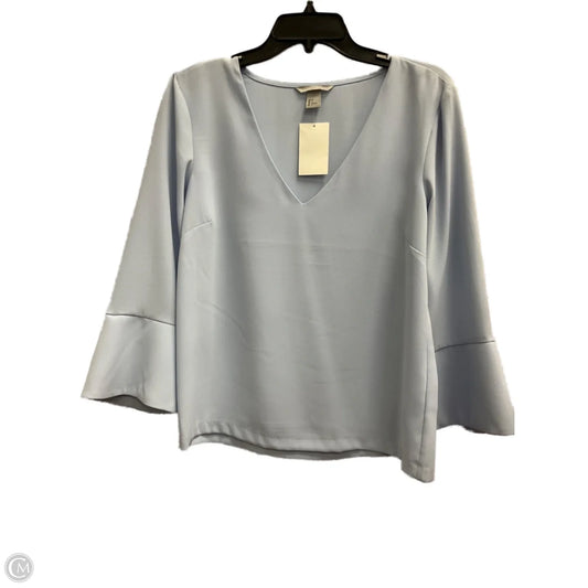 Top 3/4 Sleeve By H&m In Blue, Size: S