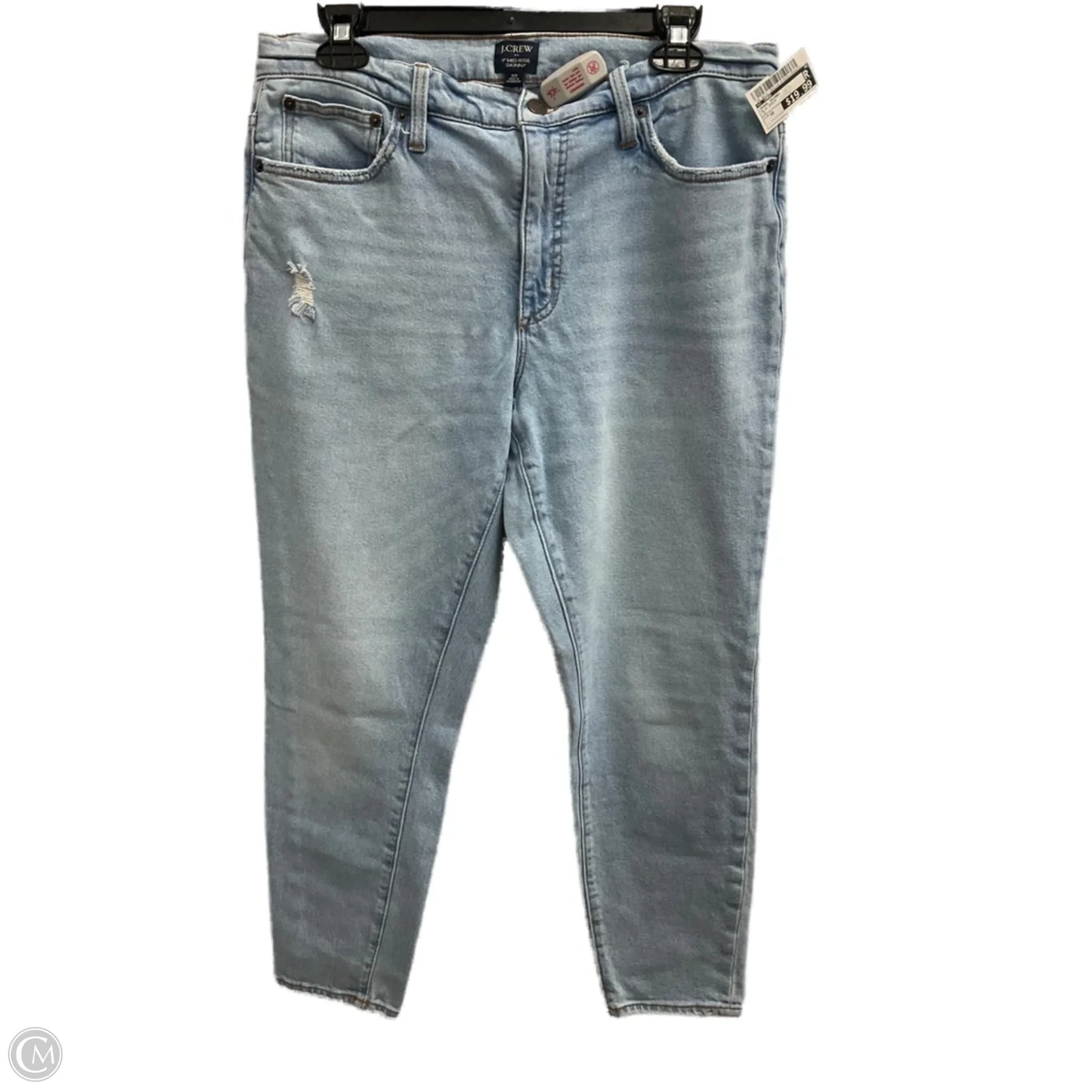 Jeans Skinny By J. Crew In Blue Denim, Size: 10
