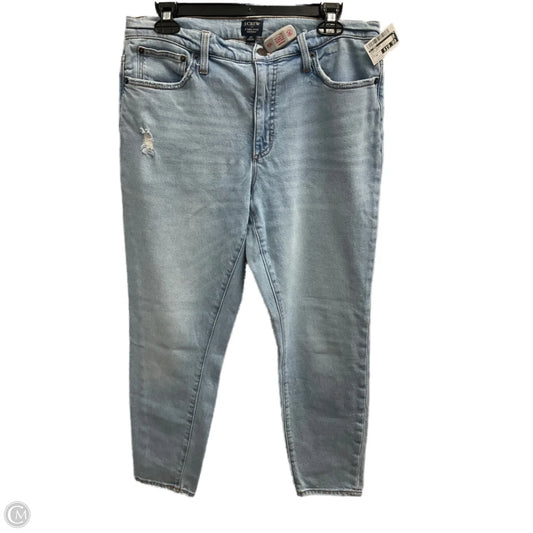 Jeans Skinny By J. Crew In Blue Denim, Size: 10