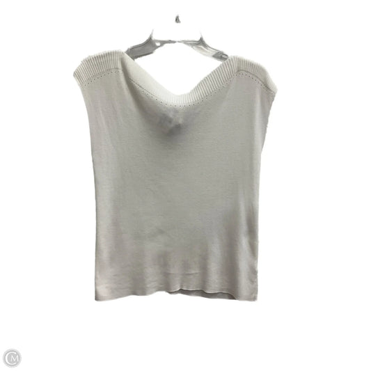 Top Sleeveless By Talbots In White, Size: S