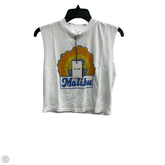 Top Sleeveless By Cma In Blue & White, Size: Xs