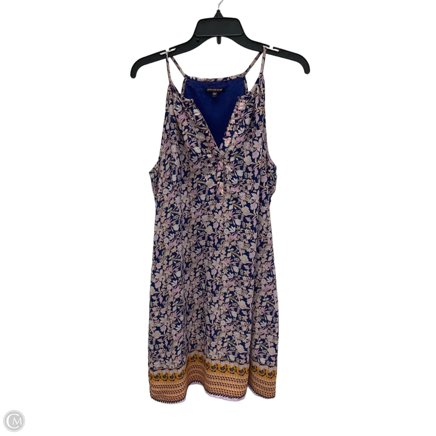 Dress Casual Short By Skies Are Blue In Floral Print, Size: L