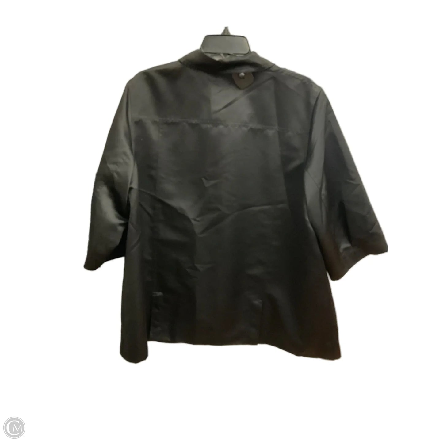 Blouse Short Sleeve By Simply Vera In Black, Size: Xl