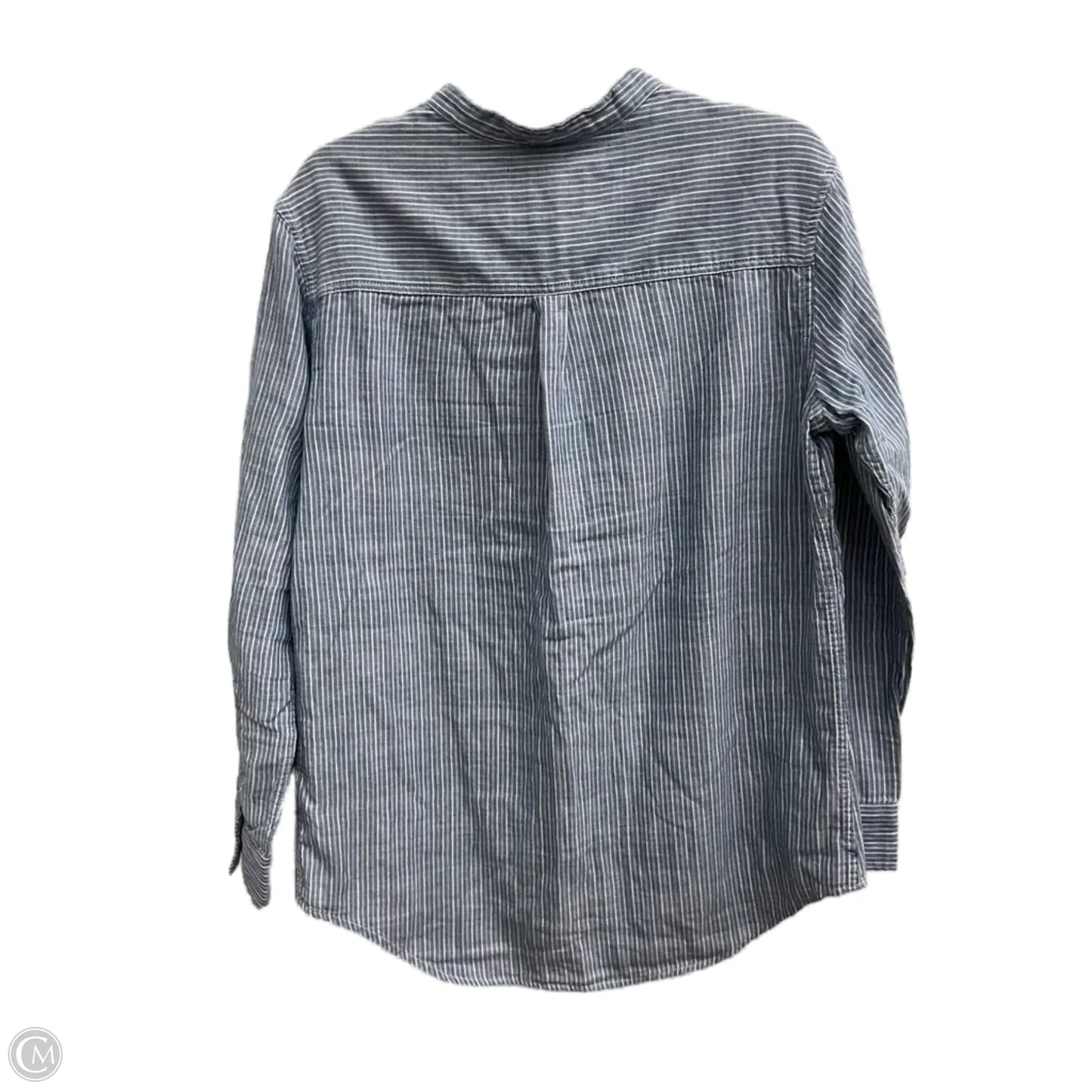 Top Long Sleeve By Jachs Girlfirend In Blue, Size: L