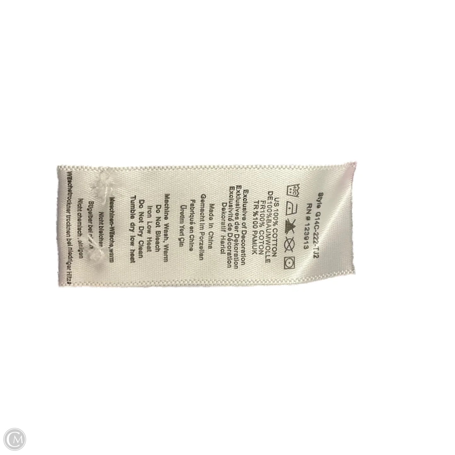 Top Long Sleeve By Jachs Girlfirend In Blue, Size: L