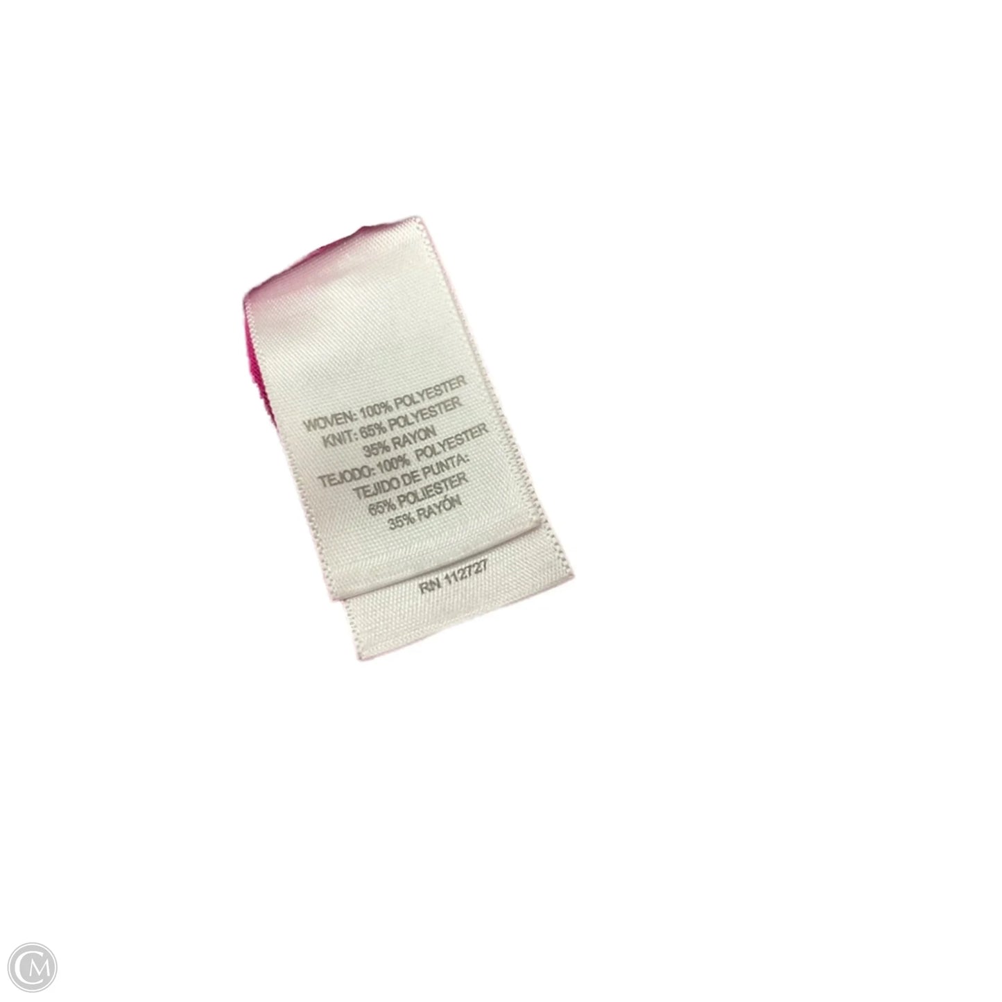 Top Sleeveless By Clothes Mentor In Pink & White, Size: L