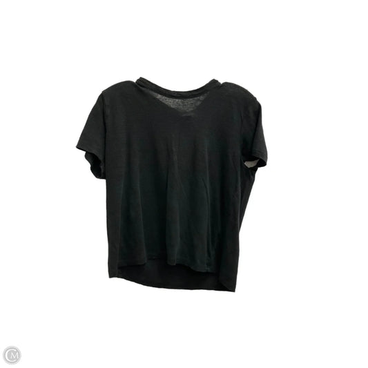 Top Short Sleeve By J. Crew In Black, Size: S