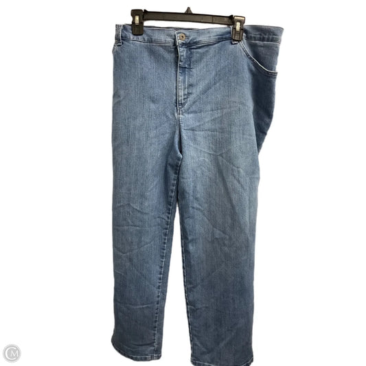 Jeans Straight By Gloria Vanderbilt In Blue Denim, Size: 24