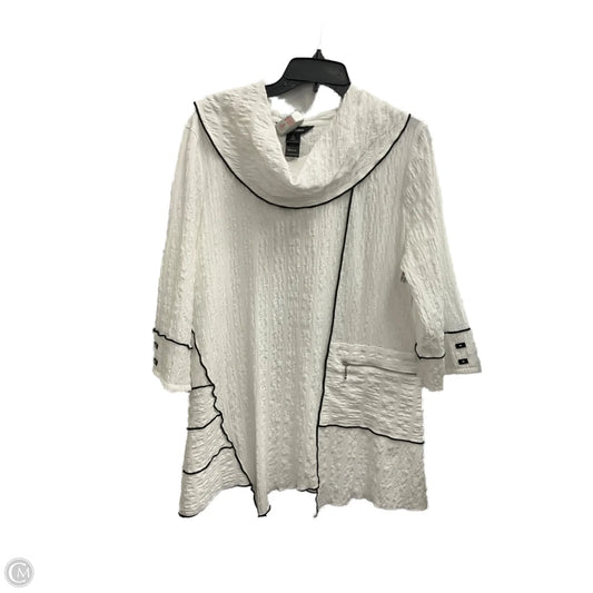 Top 3/4 Sleeve By Ali Miles In White, Size: M