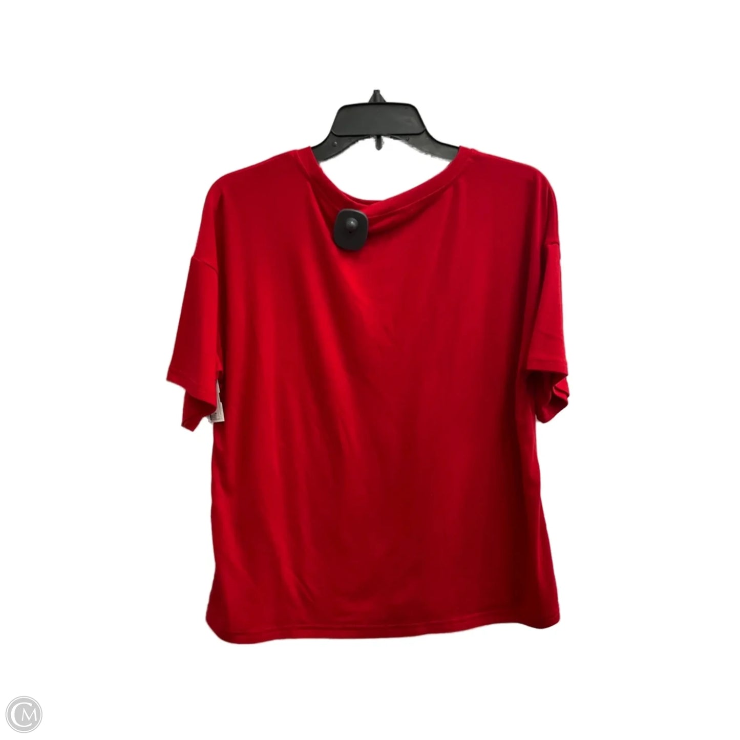 Top Short Sleeve By Clothes Mentor In Red, Size: M