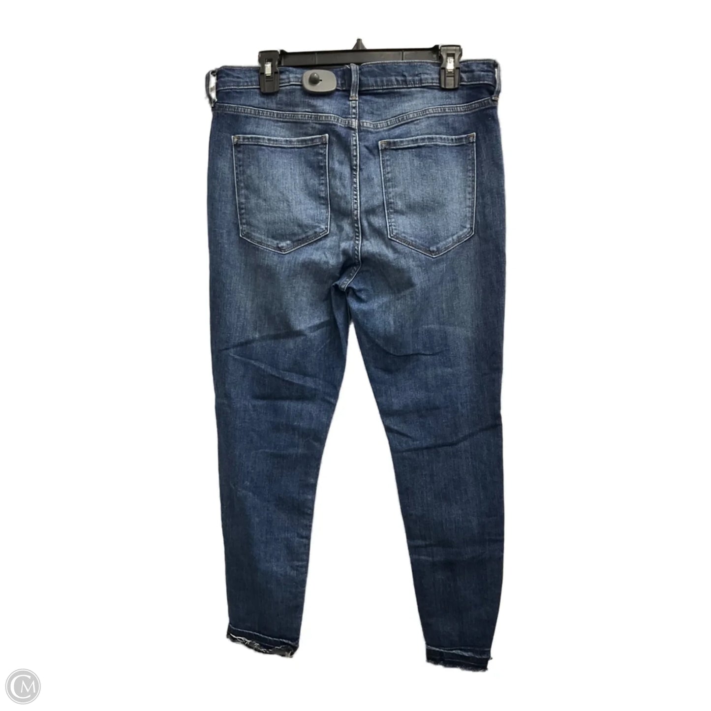 Jeans Skinny By Banana Republic In Blue Denim, Size: 12