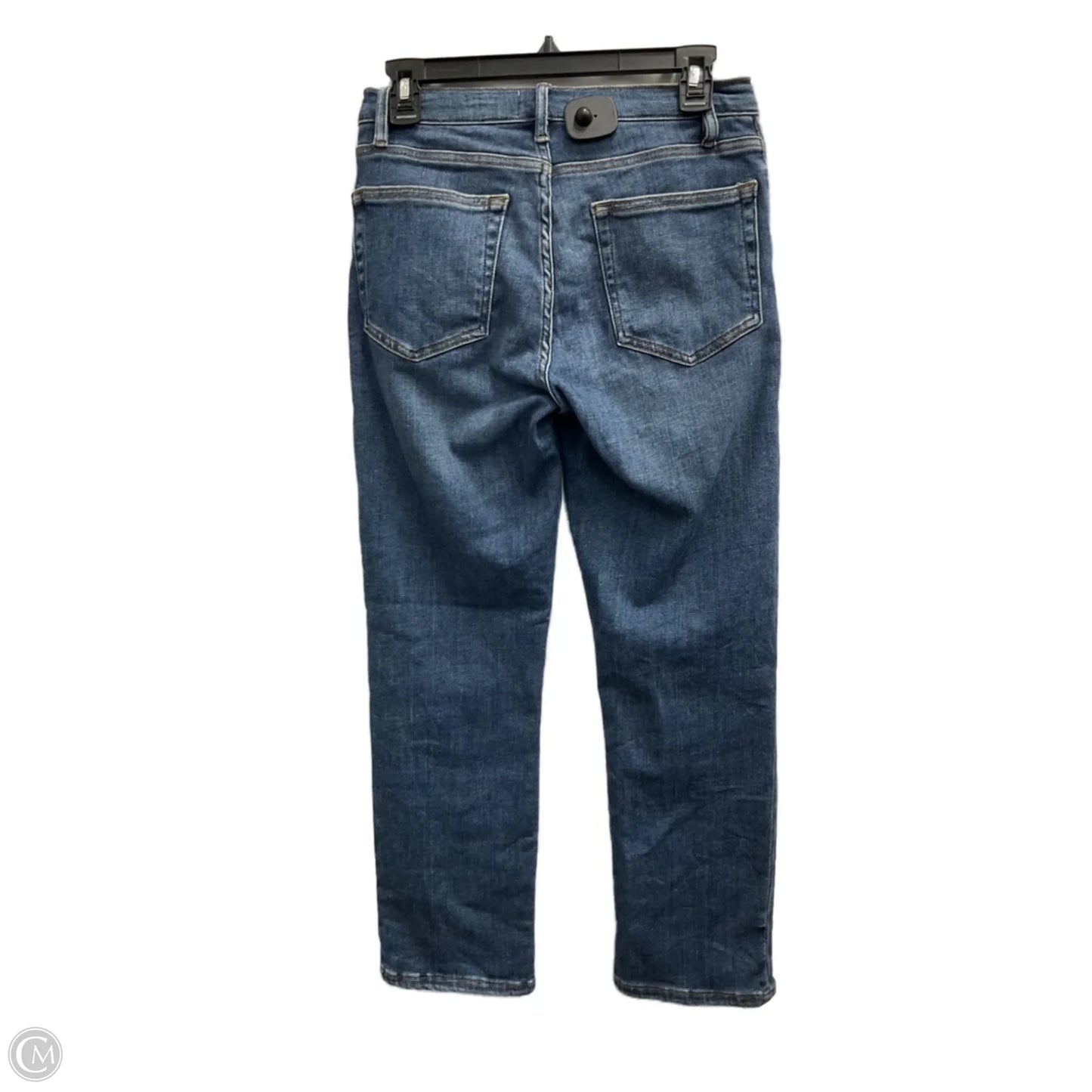 Jeans Straight By Frame In Blue Denim, Size: 6