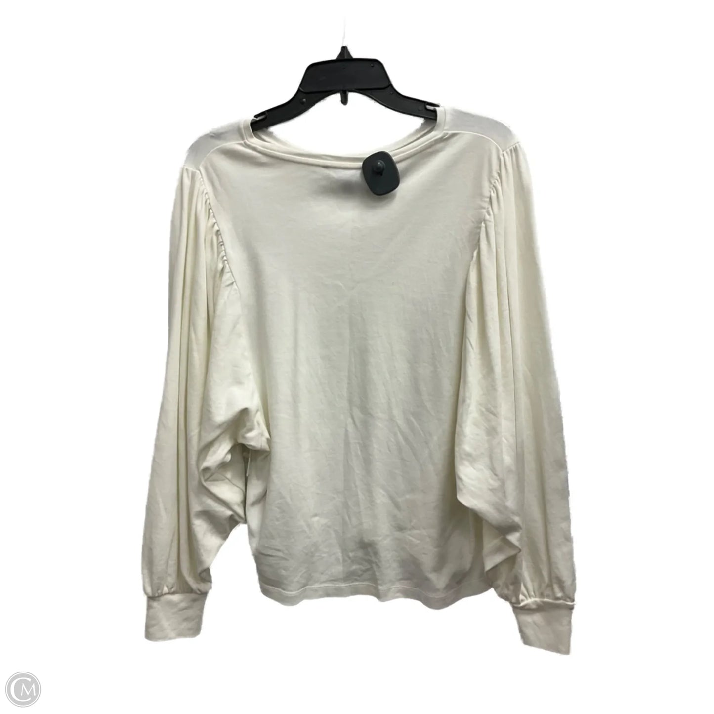 Top 3/4 Sleeve By Banana Republic In White, Size: L