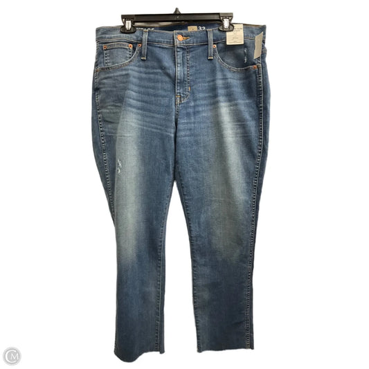 Jeans Straight By J. Crew In Blue Denim, Size: 14