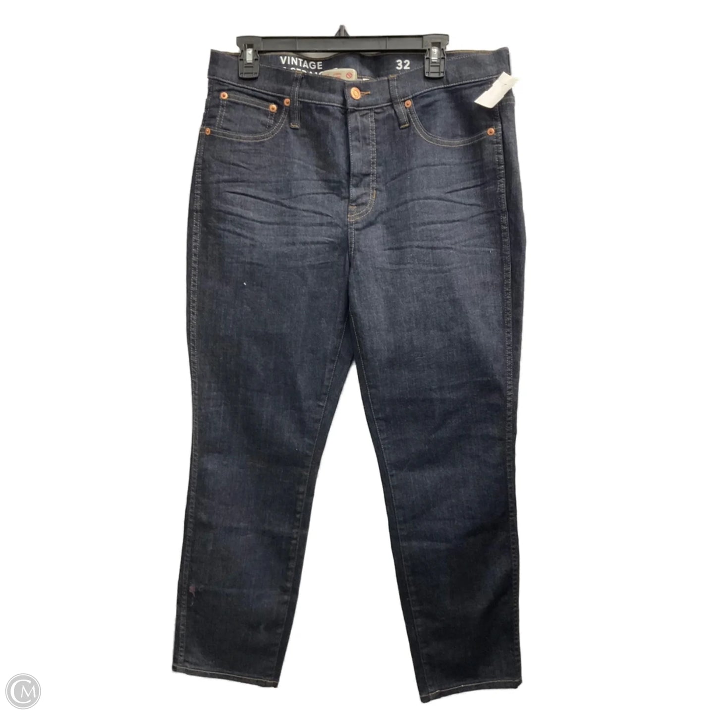 Jeans Straight By J. Crew In Blue Denim, Size: 14