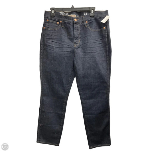 Jeans Straight By J. Crew In Blue Denim, Size: 14