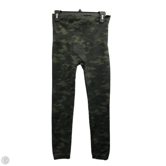 Athletic Leggings By Spanx In Camouflage Print, Size: 1x