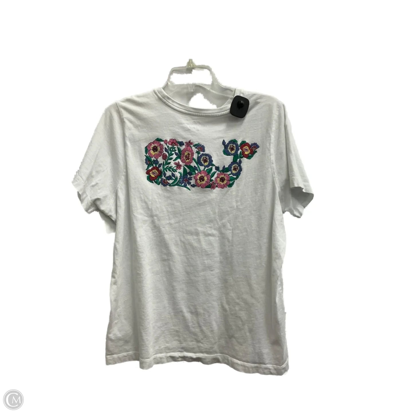 Top Short Sleeve By Vineyard Vines In White, Size: Xxl