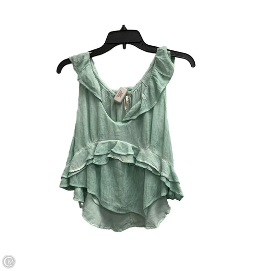 Top Sleeveless By Free People In Teal, Size: Xs