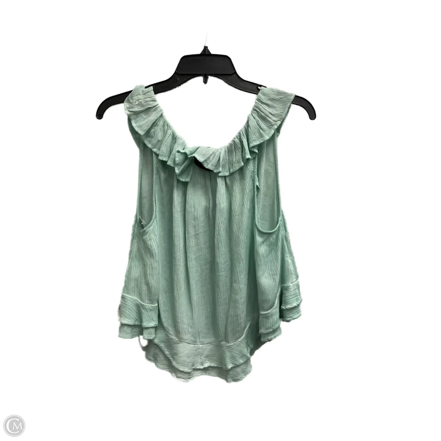 Top Sleeveless By Free People In Teal, Size: Xs