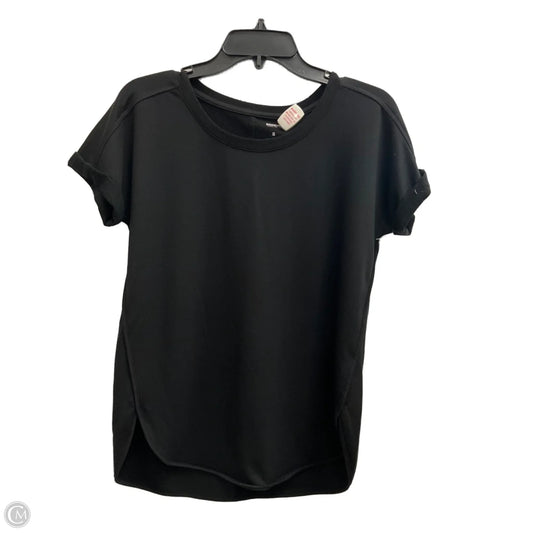 Top Short Sleeve By Sonoma In Black, Size: S
