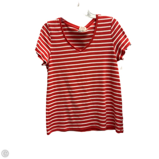 Top Short Sleeve By Old Navy In Striped Pattern, Size: Xl