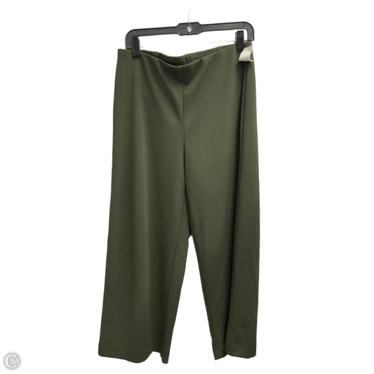 Pants Cropped By Loft In Green, Size: M