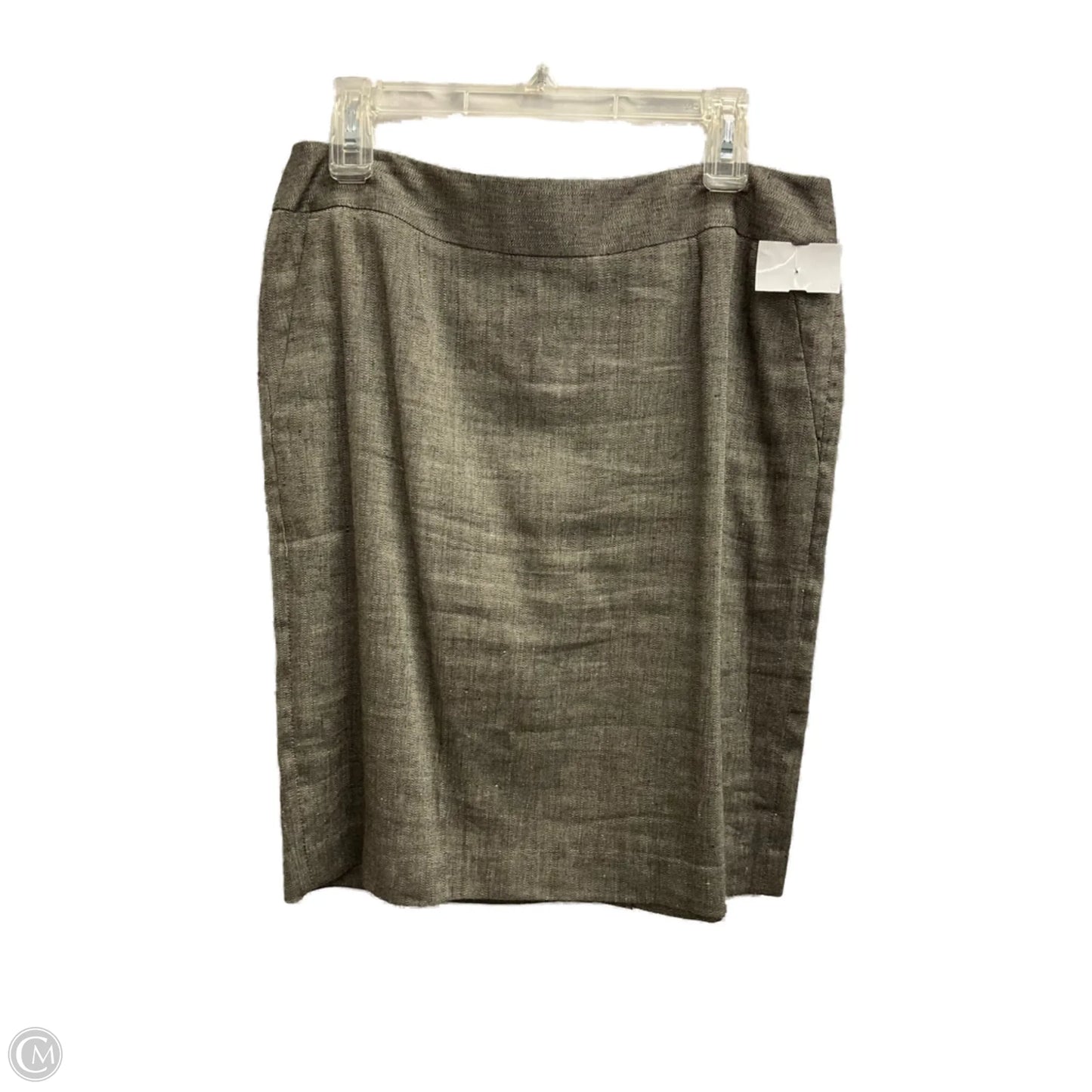 Skirt Midi By Grace In Taupe, Size: 10