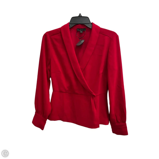 Top Long Sleeve By J. Crew In Red, Size: Xs