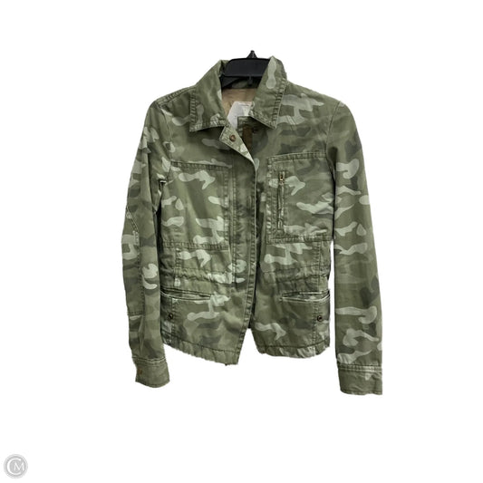 Jacket Utility By Gap In Camouflage Print, Size: Xs