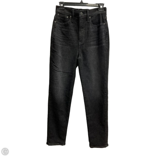 Jeans Straight By Madewell In Black, Size: 2