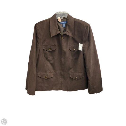 Jacket Other By Evan-picone In Brown, Size: 1x