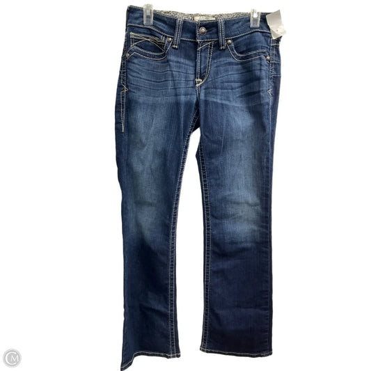 Jeans Boot Cut By Ariat In Blue Denim, Size: 6