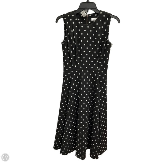 Dress Work By Calvin Klein In Polkadot Pattern, Size: Xs