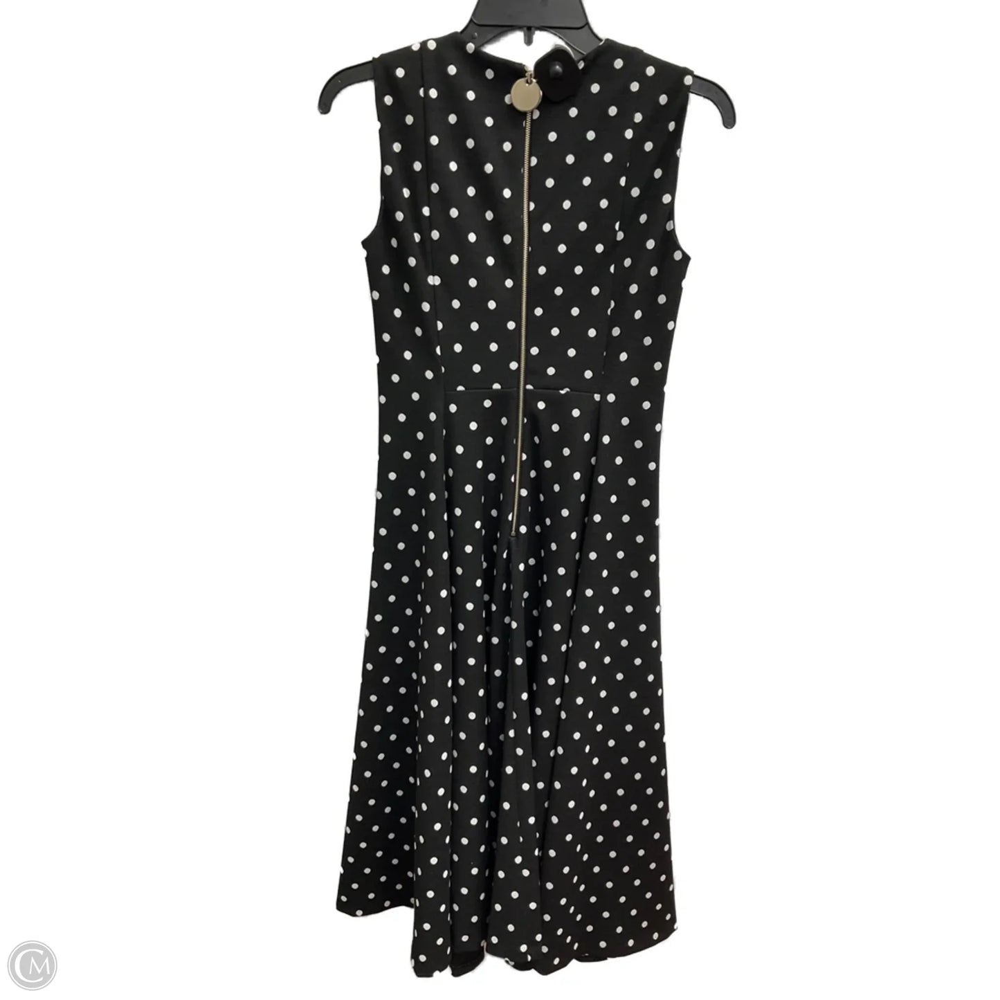 Dress Work By Calvin Klein In Polkadot Pattern, Size: Xs