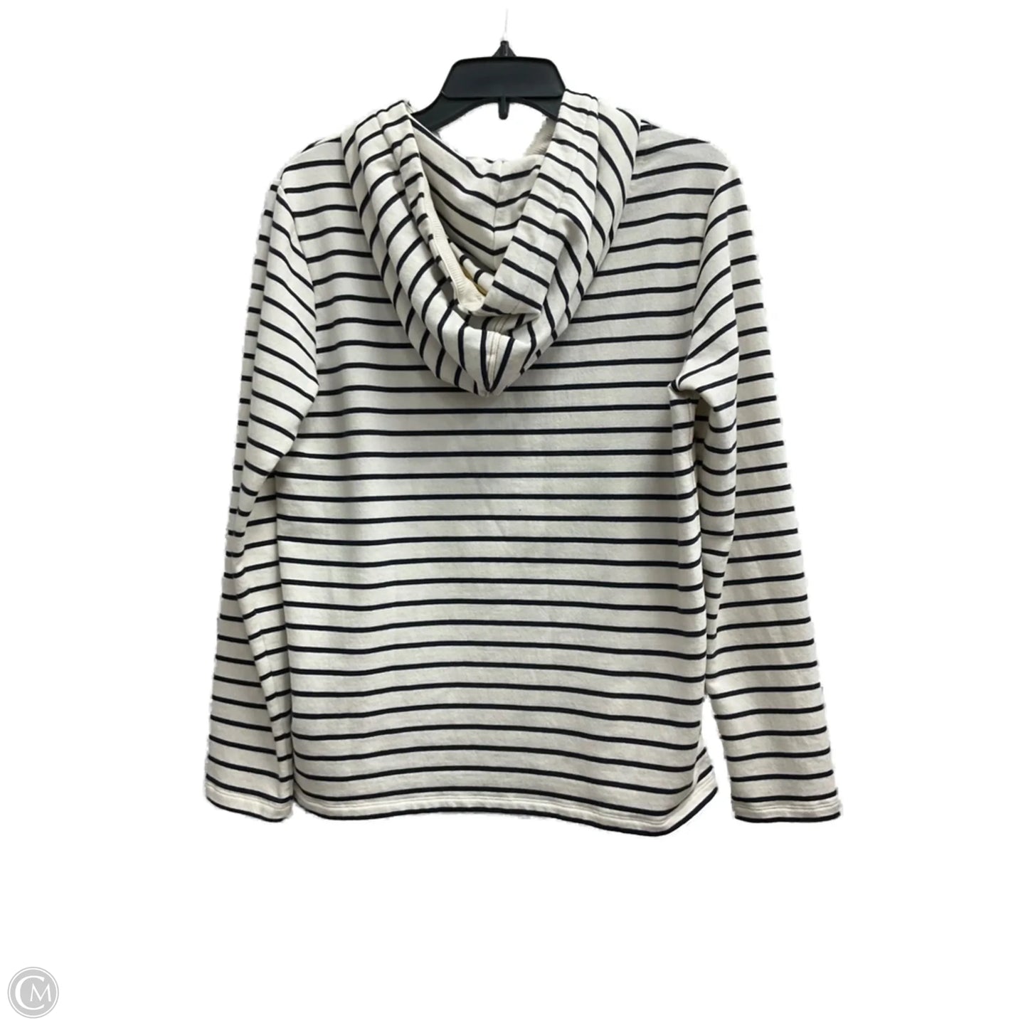 Sweatshirt Hoodie By Fatface In Striped Pattern, Size: S
