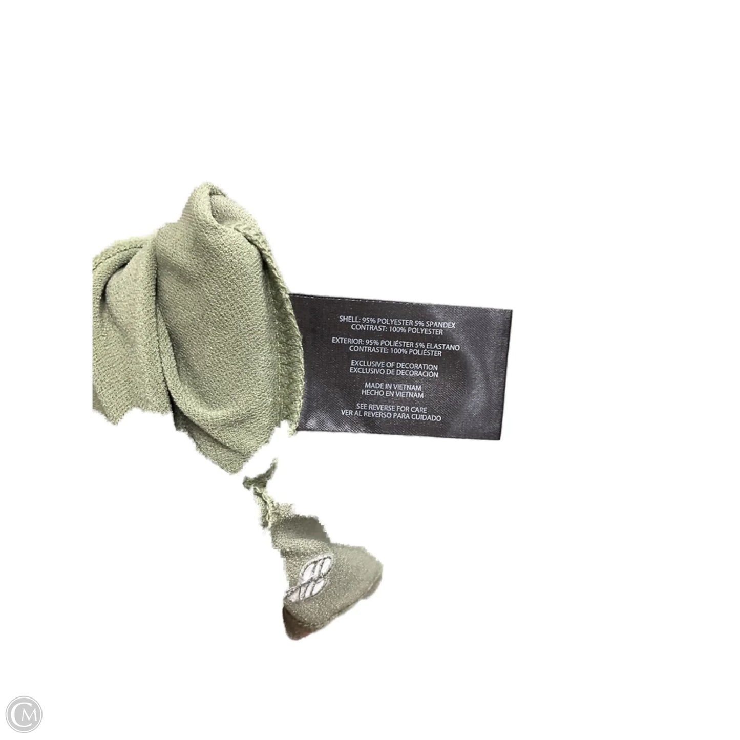 Top 3/4 Sleeve By Banana Republic In Green, Size: L